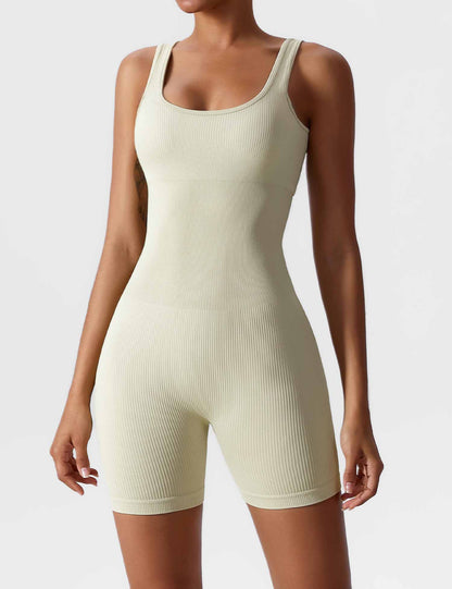 Mazona's U-Neck Seamless Romper