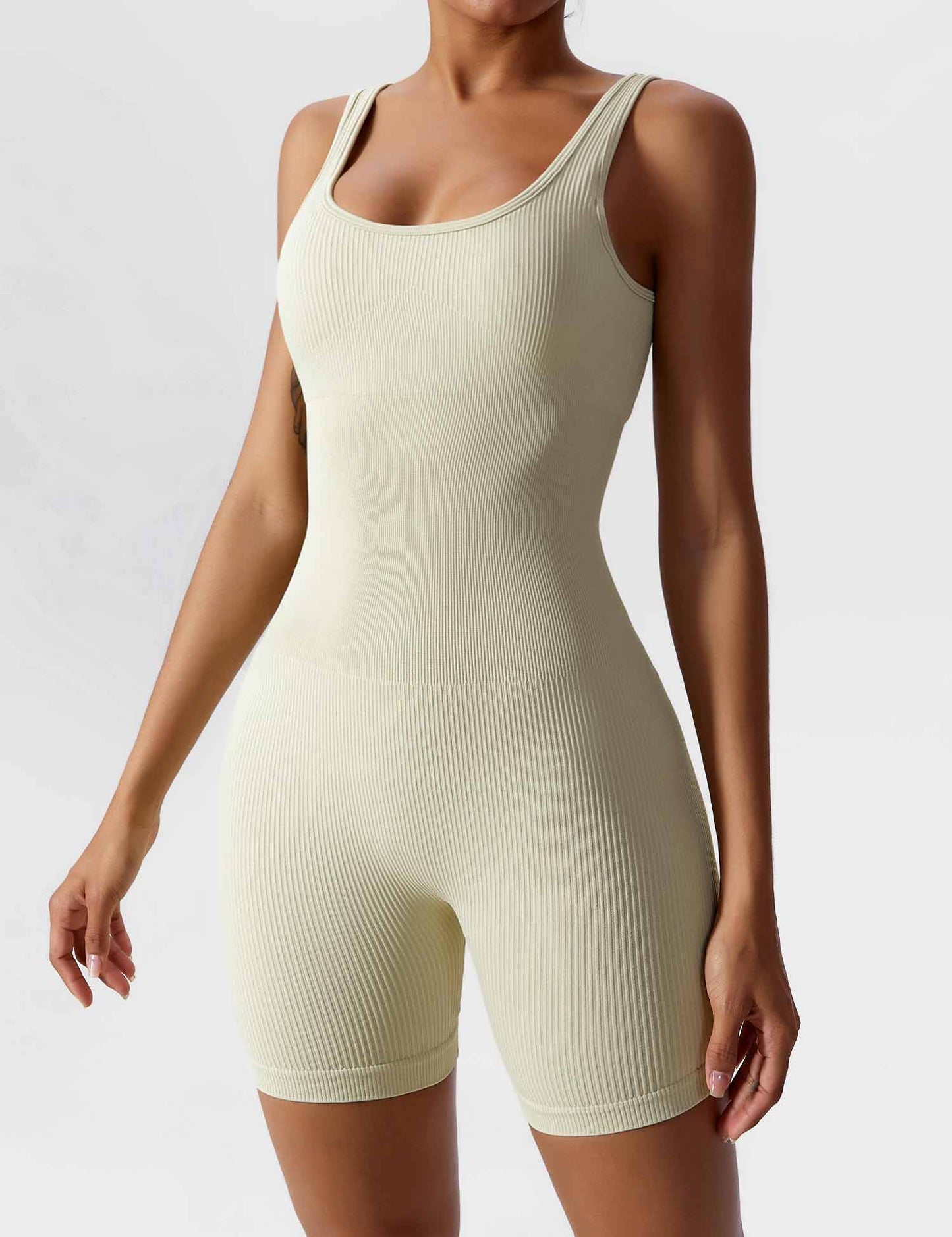 Mazona's U-Neck Seamless Romper