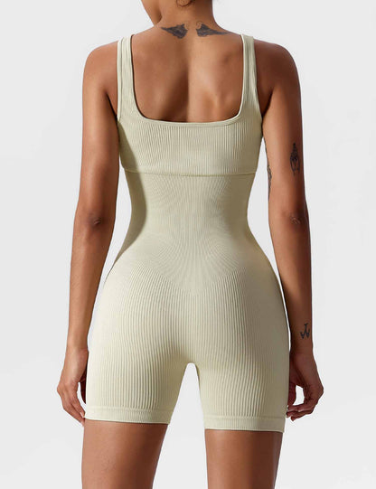 Mazona's U-Neck Seamless Romper