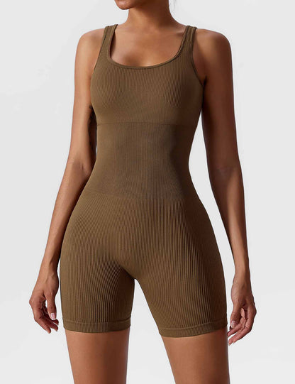 Mazona's U-Neck Seamless Romper