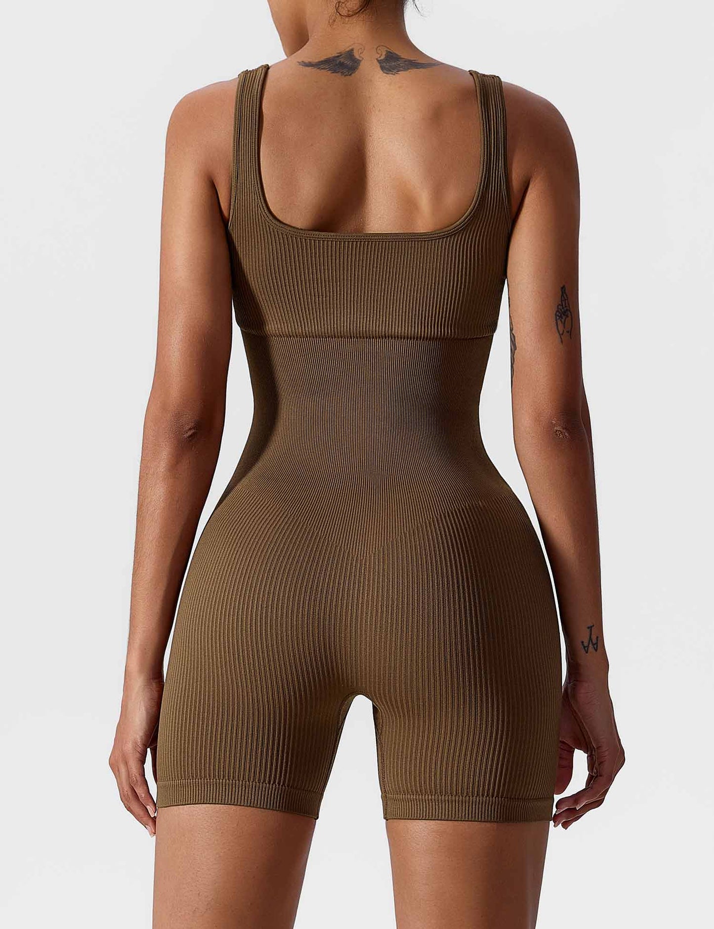 Mazona's U-Neck Seamless Romper