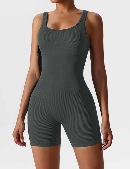 Mazona's U-Neck Seamless Romper